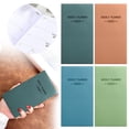 thumbnail image 2 of 2026 A6 Slim Pocket Calendar Weekly Planner - Leather Hardcover Notebook with Ink Resistant Pages, Travel Organizer for Office Home Purse Avocado Green 17*9 (cm) by Toyeng, 2 of 8