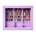 thumbnail image 1 of Mini librero para la ansiedad, ideal para el hogar, la sala de estar (morado, F), 1 of 5