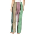 thumbnail image 6 of Pajama Pants Women, Pastel Wood Planks Sweatpants Soft Sleep Lounge Pants, Casual PJ Bottoms Pants with Pockets, 6 of 7