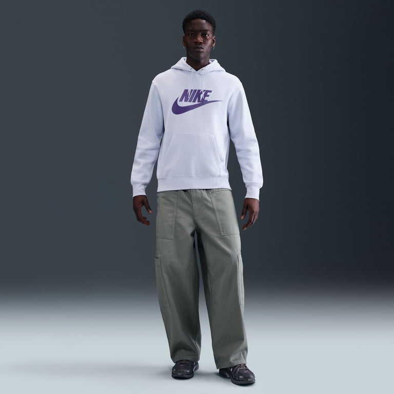Nike Club Men's Fleece Pullover Hoodie Color: Ghost Size: L