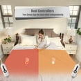 thumbnail image 5 of YAKEE Electric Heated Blanket 90"x100" King Size with Dual Control, 4 Heat Levels, 10-Hour Auto-off, Soft Coral Fleece, Overheat Protection, White, 5 of 8
