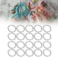 thumbnail image 1 of 20Pcs Spring O Rings, 1.57in Diameter 0.2in Thick Metal O Ring For Hardware Bags Ring Hand DIY Accessories, 1 of 5