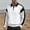 White-A, variant on SYMOID Big & Tall Men's Full-Zip Polyester Jacket - Stand-Up Collar, Raglan Sleeves | Beige, Size 4XL | Breathable, Machine Washable for Spring/Fall Casual/Active Wear