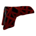 thumbnail image 5 of Golf Club Head Cover | Leather Golf Club Putte Headcover , Waterproof Golf Club Head Cover Set Driver Headcovers for Golf Clubs Men Women Red Intertwine Design, 5 of 5