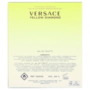 Versace Yellow Diamond Eau De Toilette Spray, Perfume For Women, 3 oz, Full size
