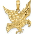 thumbnail image 1 of 14K Yellow Gold Eagle Pendant (20 X 19) Made In Peru c3491, 1 of 6