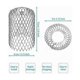 thumbnail image 2 of Flexible Aluminum Gutter Filters - 4-Pack - 8 cm Diameter - Grille Wire Mesh Leaf Filters for Gutters, 2 of 5