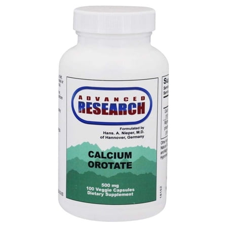 Advanced Research/Nutrient Carriers Calcium Orotate 500 mg 100 Veg Caps