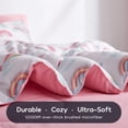 thumbnail image 5 of Sleep Zone Kids Bedding Comforter Set Full/Queen Size - Super Soft & Cute Printed 3-Piece Comforter Set All Seasons for Boys, Girls, Fade Resistant, Machine Washable, Rainbow, 5 of 5