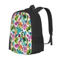 thumbnail image 1 of Easygdp Watercolor Flowers Mochila de Gran Capacidad Minimalista Ideal para Escuela, Viajes y Uso Diario, 1 of 6
