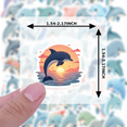thumbnail image 5 of Cartoon Dolphin Stickers, Waterproof Dolphin Sticker for Water Bottle Laptop Phone Cases Planner Skateboard Luggage Helmet Party Favor Decor, Ideal for Adults Teens Teacher Rewards, 5 of 9