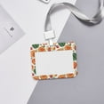 thumbnail image 6 of Naloa Autumn Pumpkins Card Badge Holder Work Badge Sleeve for Office, School, Factory, ID Credit Cards, Driver Licenses and Passes, 6 of 7