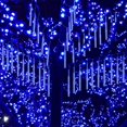 thumbnail image 1 of Luces de lluvia de meteoritos, luces de lluvia de meteoritos, luces de lluvia al aire libre de lluvia de 30cm 8, tubo de 192 leds, compatible con fiesta de boda de Navidad E Afortunado Sencillez, 1 of 5