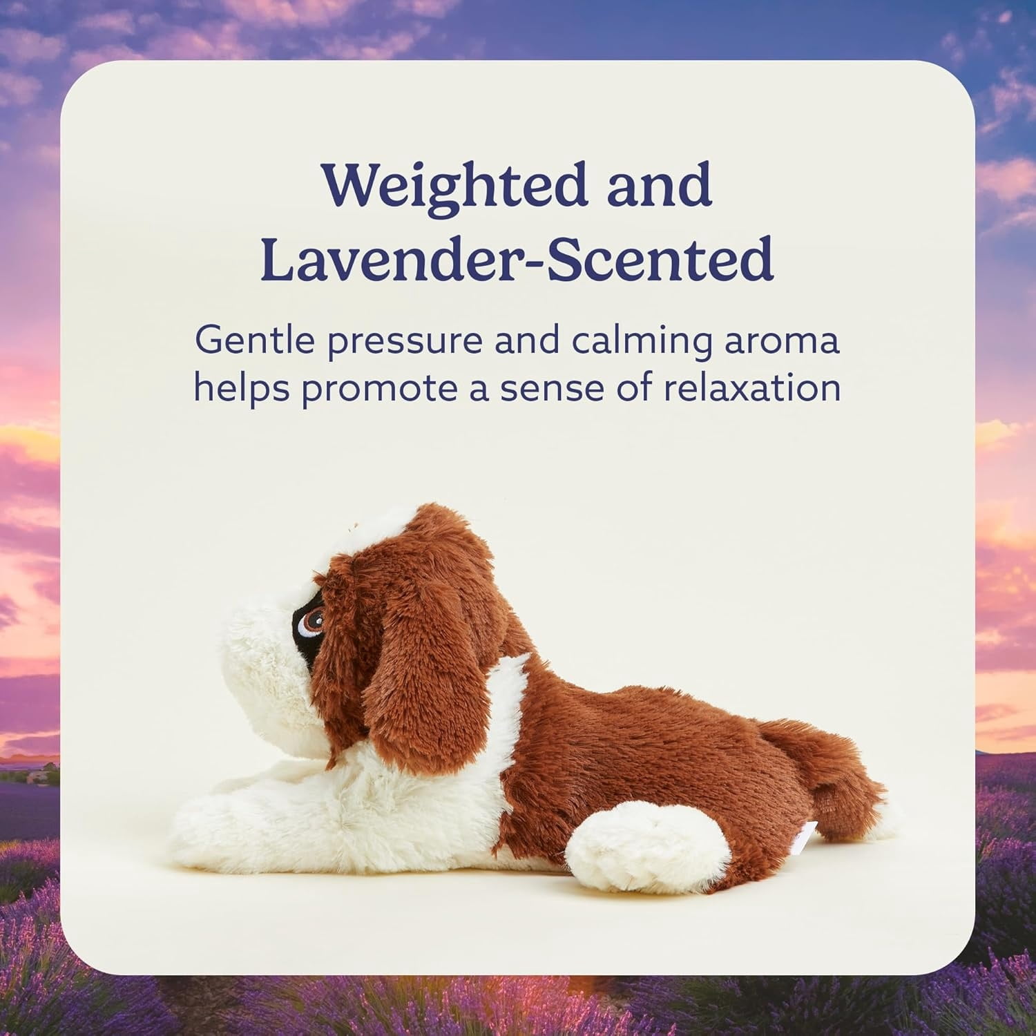 ST Bernard Warmies Cozy Plush Heatable Lavender Scented Stuffed Animal