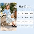 thumbnail image 6 of Aideaone Little Girls Sleeveless Dress with Ruffle Cardigan 2 Piece Set Butterfly Print 5 to 12, 6 of 6
