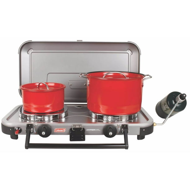 Coleman Gladiator Series FyreChampion 2 Burner 3 in 1 Propane Camping Stove Walmart
