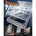 thumbnail image 3 of Funda para iPhone 17 Pro Max Gris, Compatible con MagSafe, Protección contra Caídas, Carcasa Magnética Translúcida Mate con Protección de Cámara 6.9", 3 of 6
