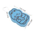 thumbnail image 4 of Unique Bargains Rabbit Pattern Bath Sponge Body Scrubber 1 Pc Blue, 4 of 6