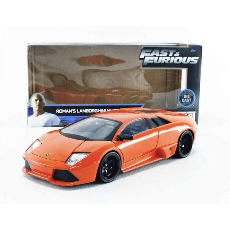 Jada Toys Fast & Furious Roman's Lamborghini Murcielago 1:24 Die Cast Car  Play Vehicle