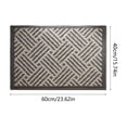 thumbnail image 3 of Alfombra de baño antideslizante absorbente para entrada, dormitorio y baño, 60x40 cm, gris o marrón, 3 of 6