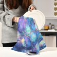 thumbnail image 6 of GZHJMY Colorful Bubbles Kitchen Towels 18x28inch Ultra Soft Absorbent Quick Drying Kitchen Dish Towels Washable Cleaning Cloths Hand Towels Tea and Bar Towels, 1 Pack, 6 of 7