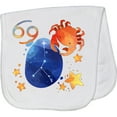 thumbnail image 2 of Inktastic Cancer Crab Constellation Zodiac Sign Illustration Baby Burp Cloth, 2 of 3