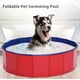 thumbnail image 4 of Piscina plegable para perros y gatos, PVC ecológico, antideslizante, con válvula de vaciado, para perros y gatos, 50 x 8 cm, 4 of 4