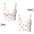 thumbnail image 3 of Sports Bras For Women - Shrimp No.9012 Seamless Yoga Bra Workout Crop Top With Removable Cups, 3 of 8