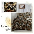 thumbnail image 7 of Vintage Floral Comforter Set Queen, All Seasons Bohemian Bedding Set, 3 Pieces Farmhouse Boho Shabby Chic Vibrant Colors Flowers Plants Comforter Set Perfect for Women and Men-Queen Size, 7 of 7