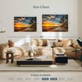 thumbnail image 4 of Elephant Stock Punta Cana Beach Sunrise Wall Art - Horizontal Canvas Wall Art - Living Room Wall Decor - Beach Canvas - Orange And Blue Decor - 39" x 26", 4 of 8