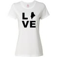 thumbnail image 3 of Inktastic Love Maine Women's T-Shirt, 3 of 5