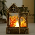 thumbnail image 3 of Michellecmm Christmas Night Lights with Hanging Loop Retro House Santa Claus Luminous Decorative Ornaments for Home Holiday Decor, 3 of 6