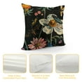 thumbnail image 4 of Fenyluxe  Outdoor Waterproof Spring Summer Pillow Covers  Floral Farmhouse Throw Pillows Decorative Cushion Cases for Outdoor Couch Sofa Patio Furniture Home Decoration Black 24x24in, 4 of 5