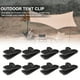 thumbnail image 3 of 8 Uds lona tienda dosel Clip al aire libre cuerda de viento abrazaderas toldo ancla pinza Tmvgtek excursión de campamento, 3 of 9
