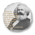 thumbnail image 1 of German Success Marxist Thinker Round Throw Pillow Home Decoration Cushion, 1 of 3