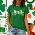 thumbnail image 5 of LEKWK St Patricks Day Shirt Women Clover Mandala Art Casual Tops Short Sleeve Basic Tees Crew Neck Geometric Flower Spring Clothing, 5 of 7