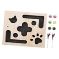 thumbnail image 3 of Cat Puzzle Juego Bolas Laberinto Interactivo Madera Pp Estimulación Mental Desmontable Adecuado para Gatos Interiores Entretenimiento Regalo 30cmx25cm, 3 of 9