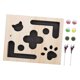 thumbnail image 3 of Juguete Interactivo para Gatos Caja de Entretenimiento Mental con Bolas Resistente al Desgaste Fabricado en Madera y Pp Que Fomenta el Aprendizaje, 3 of 9