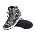 thumbnail image 2 of High Top Street Riding Sneakers Motorcycle Shoes Men,Anti-Slip Sole, Extra Shift Pad, Ankle and Heel Protector, YKK Side Zipper, 2 of 7