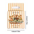 thumbnail image 2 of Lindas pegatinas de animales, pegatinas adhesivas de papel, oso, portátiles, decoración de álbum DIY, 45 Uds., 2 of 9