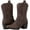 Brown-19YY17, variant on GLOBALWIN Women's Brown Mid Calf The Western Cowboy Cowgirl Boots 11M