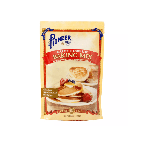 Pioneer Buttermilk Pancakes & Biscuits Baking Mix 6 oz ,6 Pack