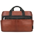 thumbnail image 5 of SOUTHPORT | 17” Leather Two-Tone Laptop Briefcase, 5 of 9