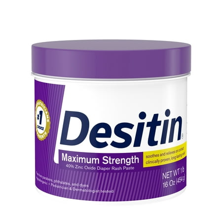Desitin Maximum Strength Diaper Rash Cream with Zinc Oxide, 16