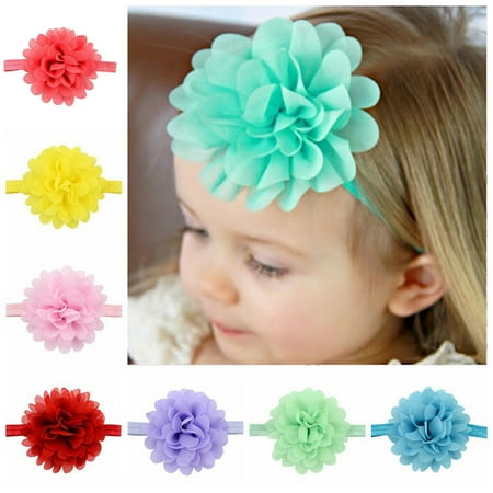 - Baby Girls Headband, Coxeer 12 Pieces Ribbon Hair Bows Clips Cute Flower Headbands For Chirld Girls Kids (Colorful)