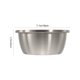 thumbnail image 4 of Cuenco redondo de acero inoxidable grueso para verduras, para mezclar, lavar y apto para cocina y hogar (18 cm), 4 of 8