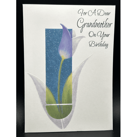 Happy Birthday Grandmother Greeting Card w/Envelope
