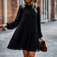 thumbnail image 2 of Sngxgn Women's Party Dress Bodycon Dresses Long Sleeve(Black,M), 2 of 3