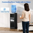 thumbnail image 4 of KNDKO Water Dispenser with Ice Maker,Top Loading Hot & Cold Water Cooler for 5 Gallon Bottles,33LBS/24H Bullet Ice Maker Output,Child Safety Lock,Ideal for Home,Office,Garage - Black, 4 of 7