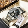 thumbnail image 2 of Explojoy Men's Automatic Mechanical Watch – Stainless Steel, Waterproof, Luminous Dial, 2 of 8